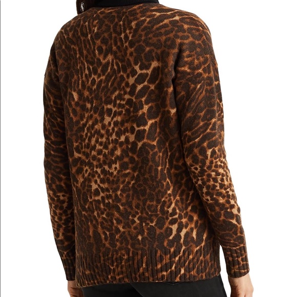 LAUREN Ralph Lauren Plus Size Animal Print Cardigan - Picture 6 of 14